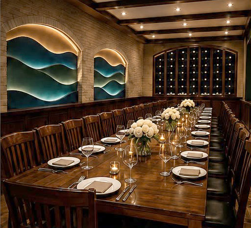 Adriatic Cafe private dining room